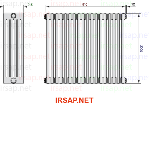 Радиатор IRSAP Tesi 62000/18 T22 CL 01